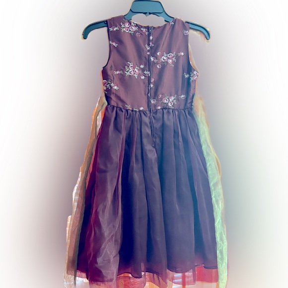 Dark red Rare Edition Evening dress for girls - Picture 5 of 6